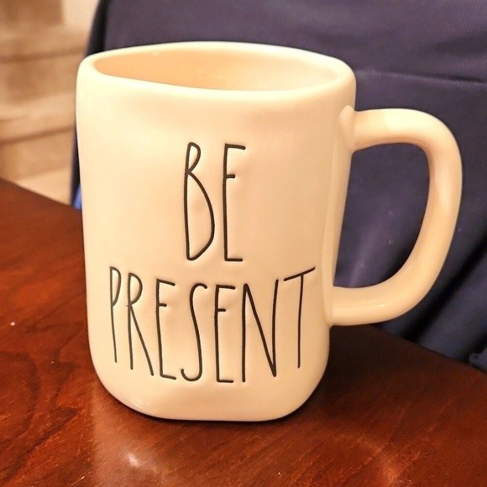 Rae Dunn "Be Present" Mug
